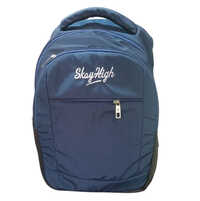 Blue Polyester Backpack