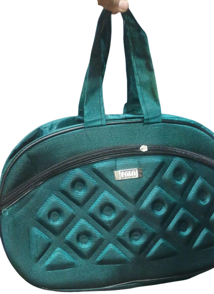 Green Duffle Travel Bag