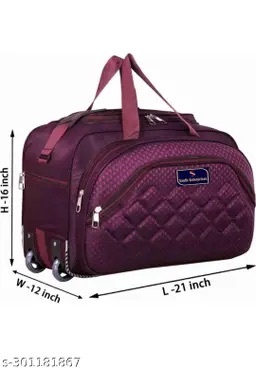 Nylon Trolley Duffel Bag