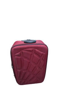 Soft Shell Leather Trolley Bag