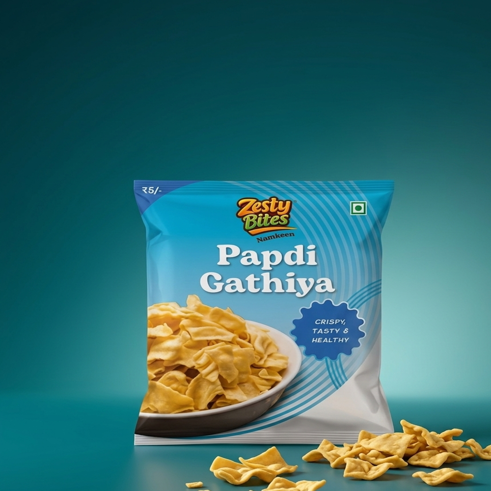 Zesty Bites Papdi Gathiya