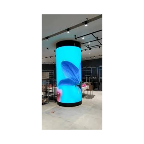 Round shape LED display screen