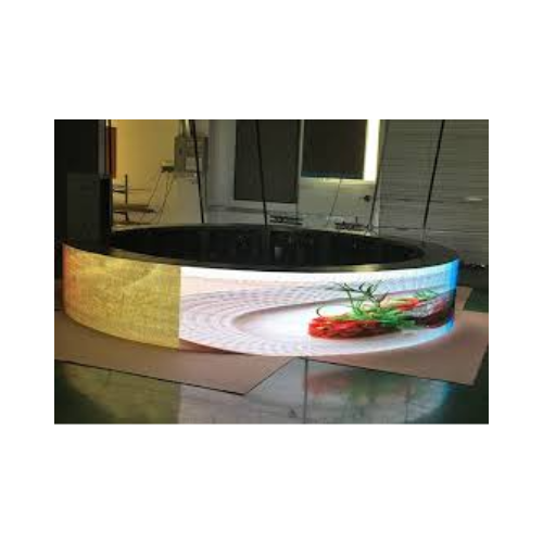 Round shape LED display screen