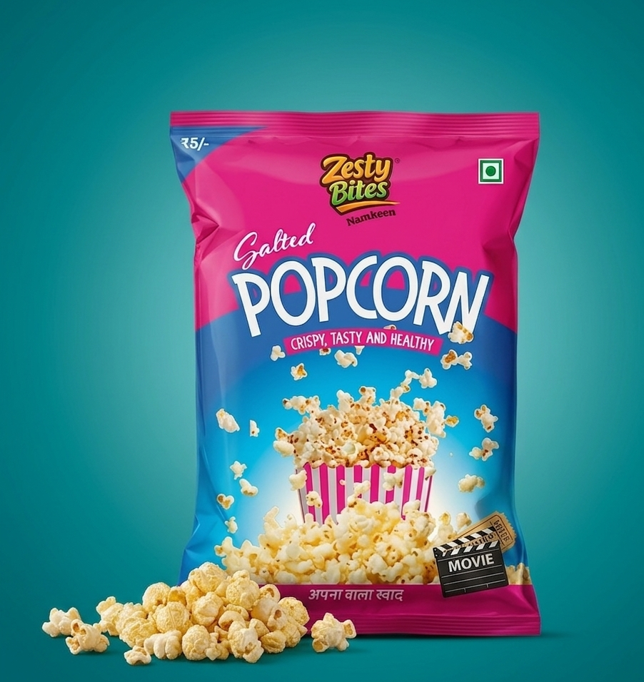 Zesty Bites Salted Popcorn