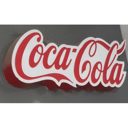 Acrylic Coca Cola Logo - Application: Commercial