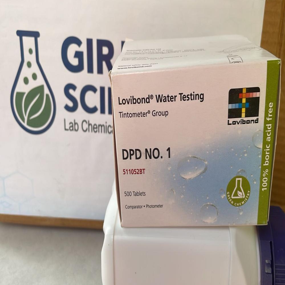 Dpd No 1 500 Tablets (LOVIBOND) , Chlorine type: Free chlorine