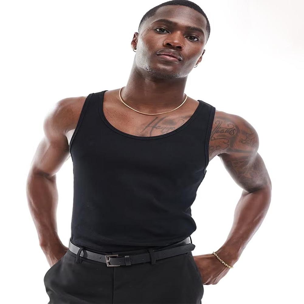 M11630 | Mens Ribbed A-Shirts
