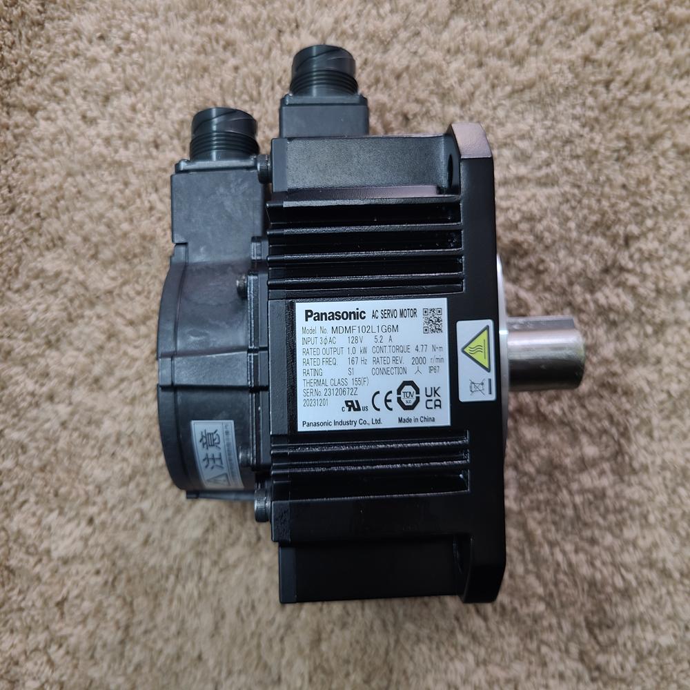    	 MHMF102L1H6M   Panasonic A6 1000W Motor + BRK, Torque Nm - 4.77, RPM - 2000