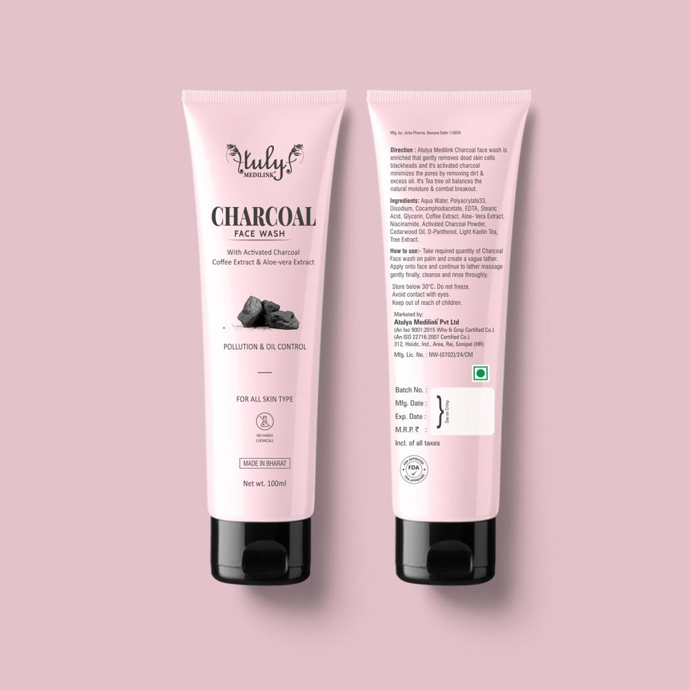 100ml Charcoal Face Wash