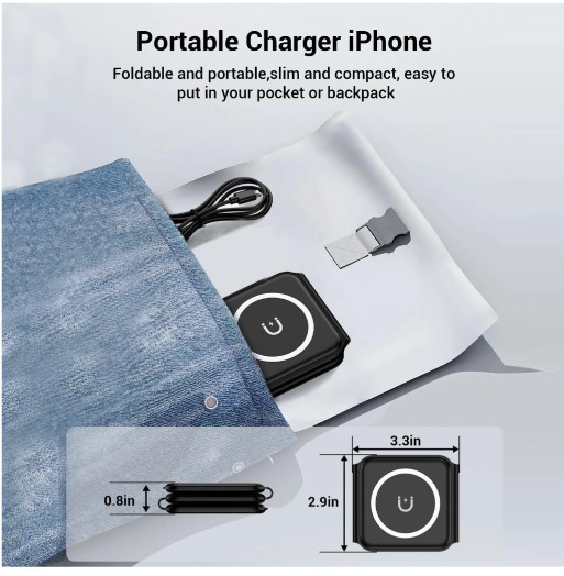 Lifelong  3-in-1 Foldable Magsafe Portable Travel Wireless 15W Fast Ch...more  LLWCL10