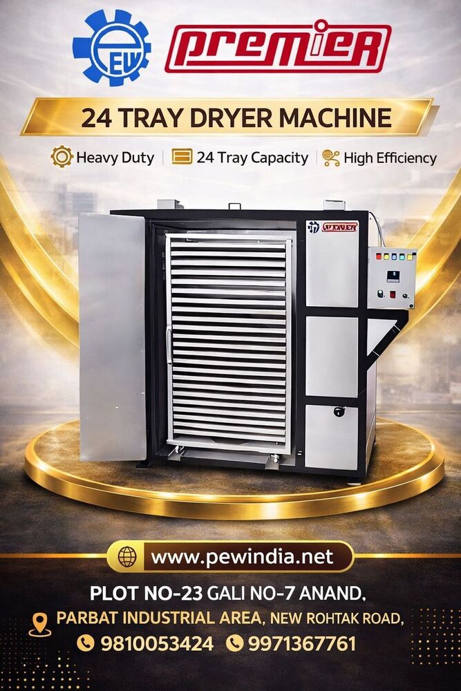 Tray Dryers - Capacity: 24