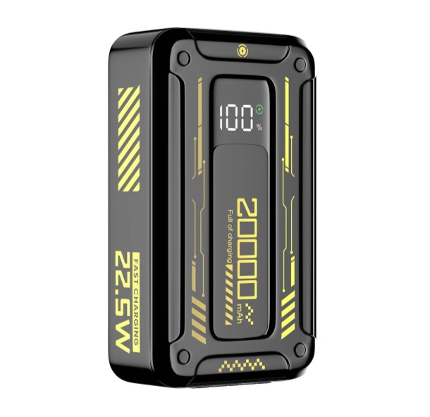 Lifelong 20000 mAh 22.5 W Compact Power Bank (Black, Lithium-ion, Fast Charging for Mobile, Speaker, Tablet) LLPBBWB20