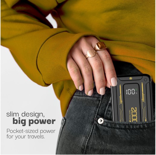 Lifelong 20000 mAh 22.5 W Compact Power Bank (Black, Lithium-ion, Fast Charging for Mobile, Speaker, Tablet) LLPBBWB20