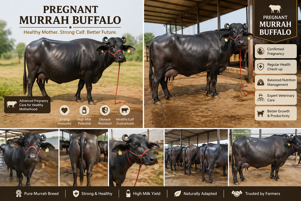 Murrah Buffalo - Color: Black