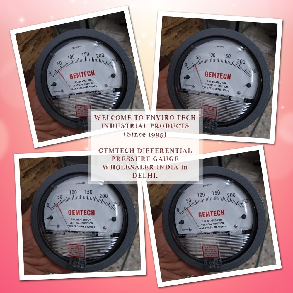 CLEAN ROOM KI SHAAN - GEMTECH DIFFERENTIAL PRESSURE GAUGE