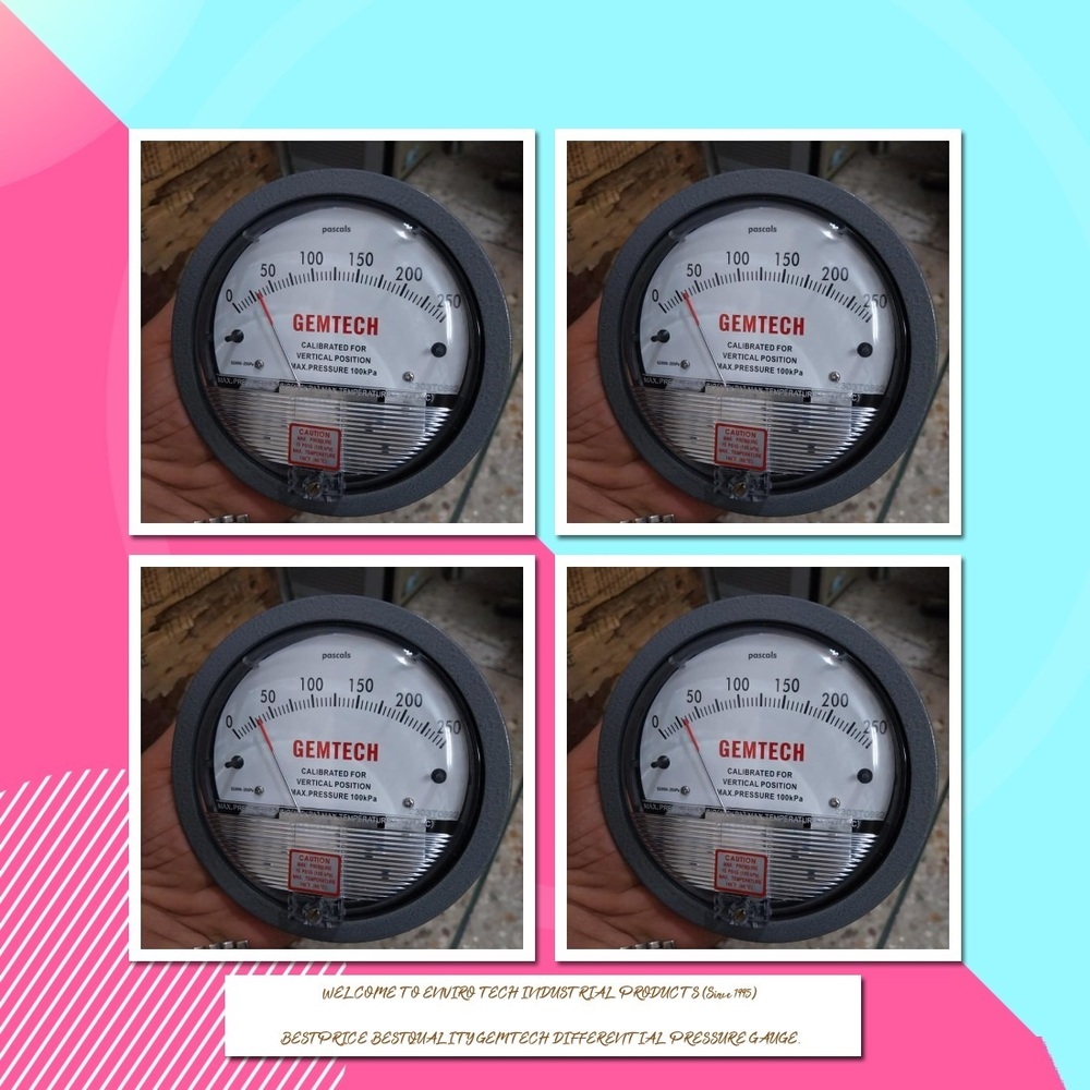 CLEAN ROOM KI SHAAN - GEMTECH DIFFERENTIAL PRESSURE GAUGE