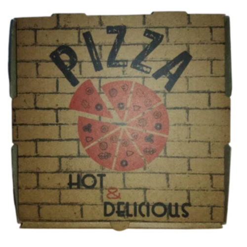 Customize Pizza Packaging Box - Finishing: Glossy Lamination