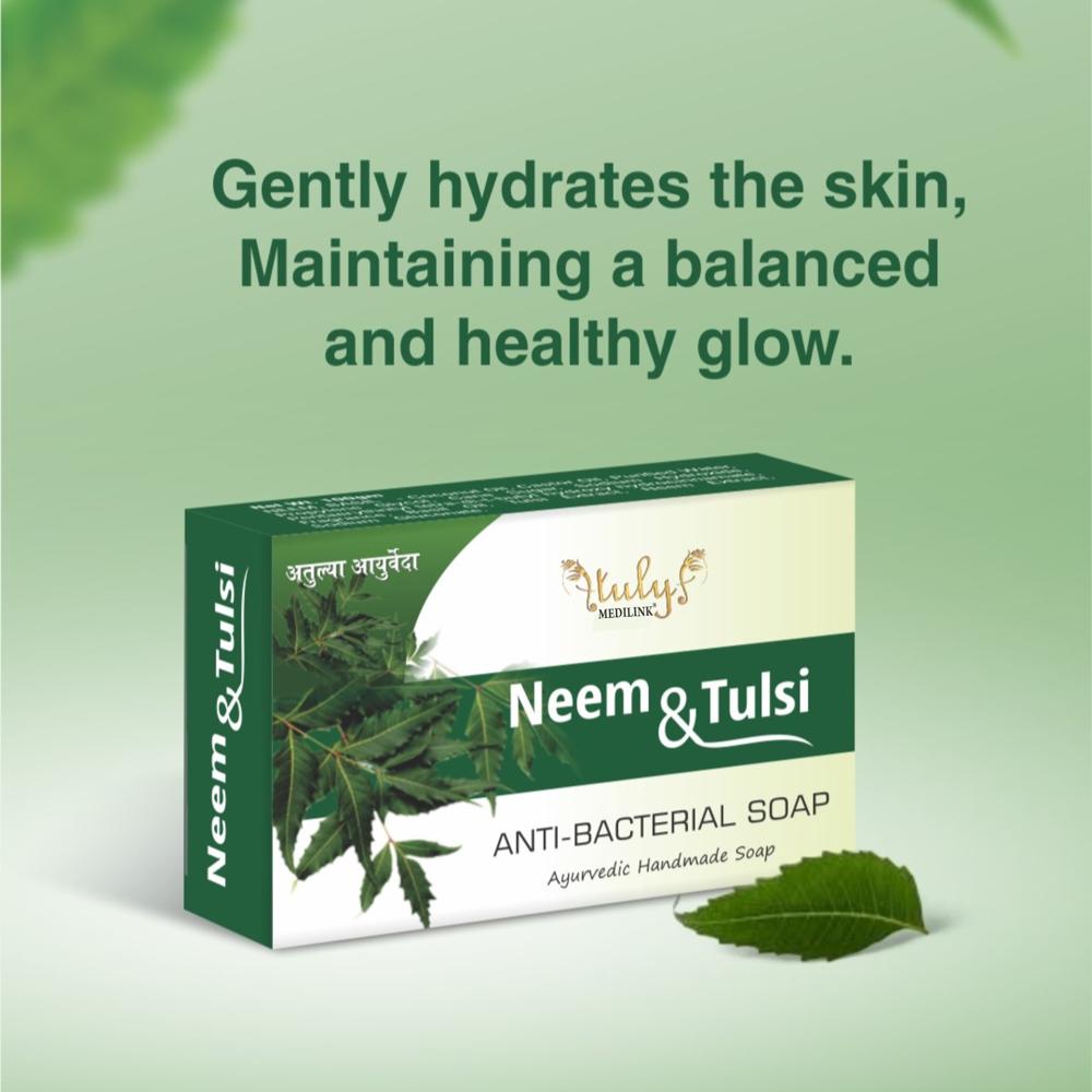 Neem And Tulsi Anti Bacterial Soap