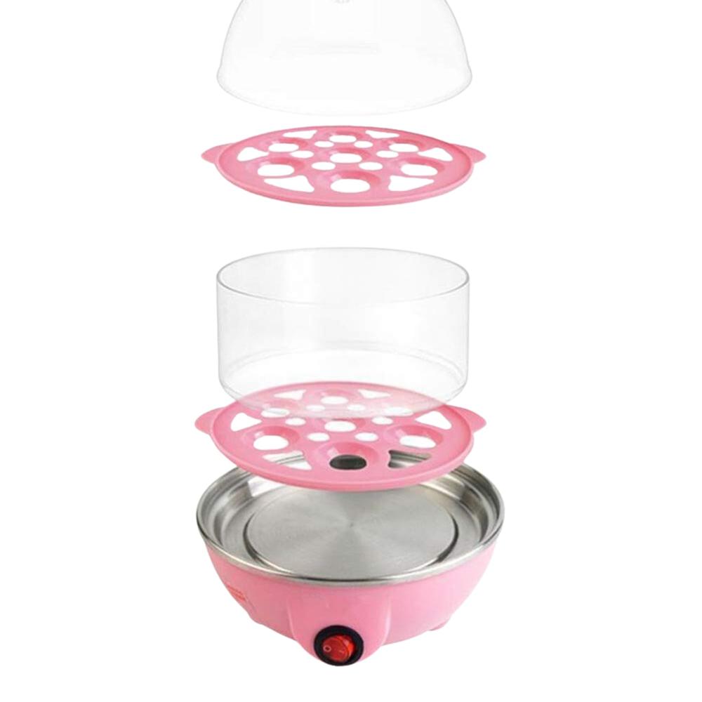 Egg Boiler / Poacher / Cooker / Electric Steamer (2 Layer) - Color: Mix
