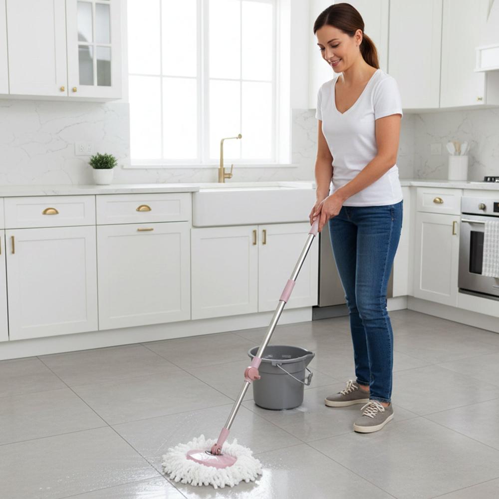 Supermom Turbo Spin Mop Pipe Set (1 Set, 130 Cm) - Color: Mix