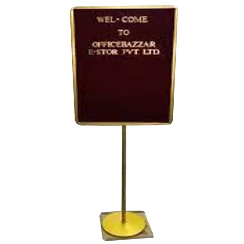 Golden Letter For Welcome Notice Board