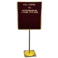 Golden Letter For Welcome Notice Board