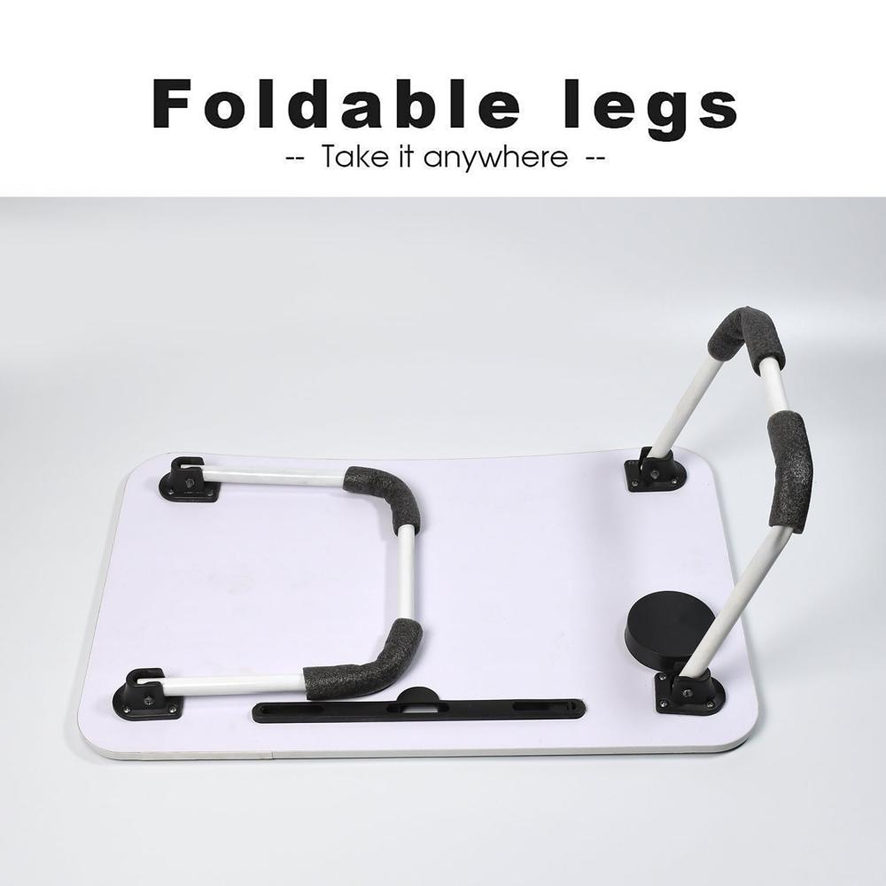 Ludo Design Foldable Study & Laptop Table for Children with Tablet Slot & Cup Holder