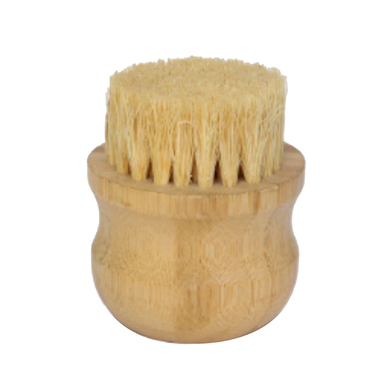 Vegetable Cleaning Brush - Food-Grade BPA-Free Nylon, 9x6x4 cm, Green-White, Ergonomic Handle, Dishwasher Safe