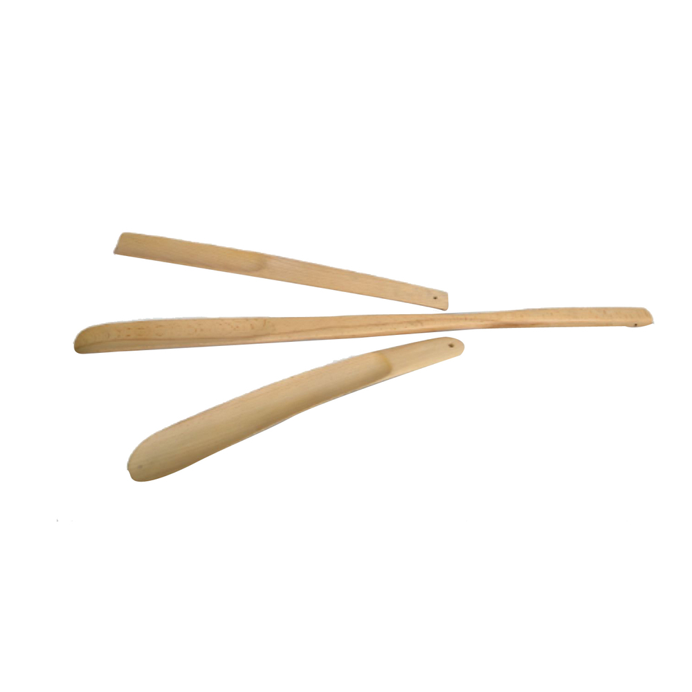 Hand Carved Steam Beach Wooden Shoe Horn