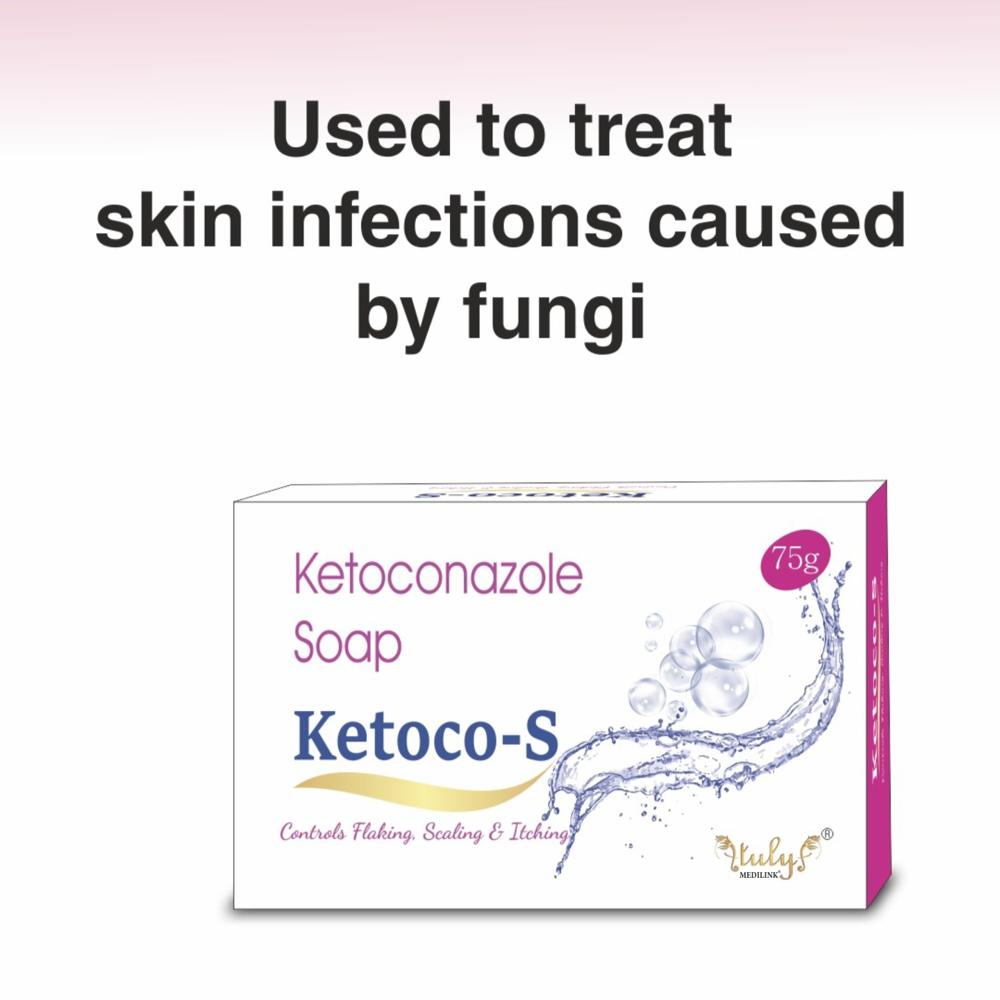 Ketoco Soap Controls Flaking Scaling Itching Soft Smooth Skin Fresh Skin - Ingredients: Palm & Coconut Oil