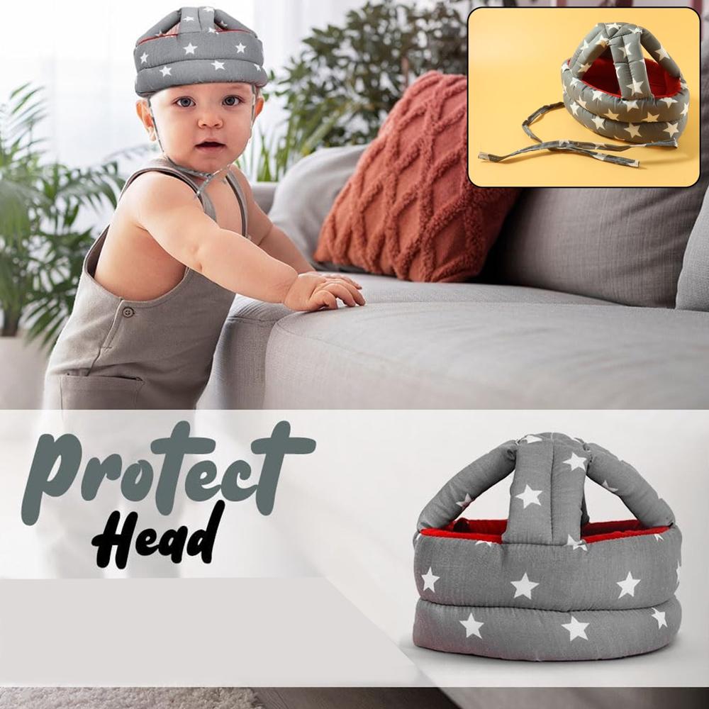 Baby Safety Helmet For Head Protection During Crawling (1 Pc) - Color: Mix