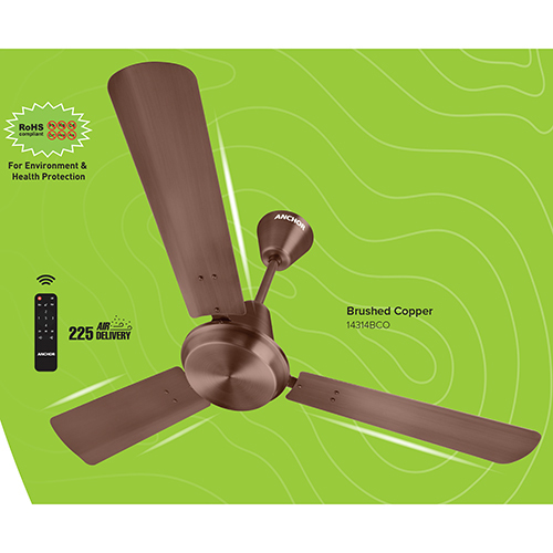14314BCO Brushed Copper Ceiling Fan