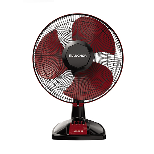 ANMOL HS Red Black Table Fan