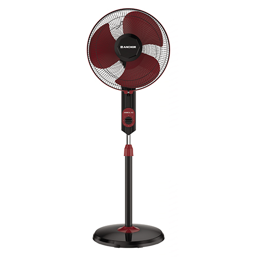 ANMOL HS Red Black Pedestal Fan