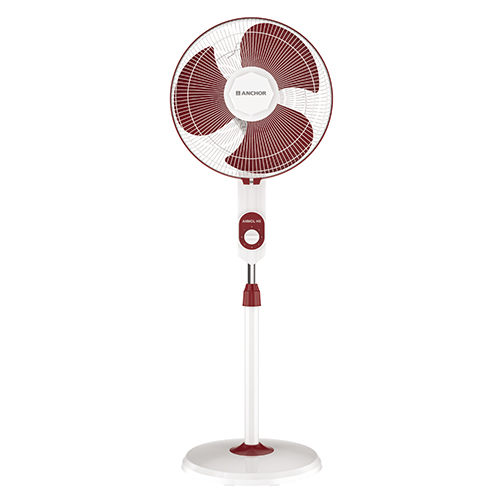 ANMOL HS Red White Pedestal Fan