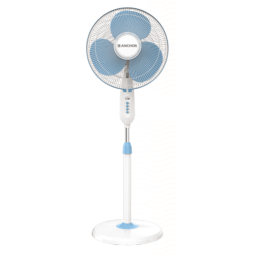 XLNE Blue White Pedestal Fan
