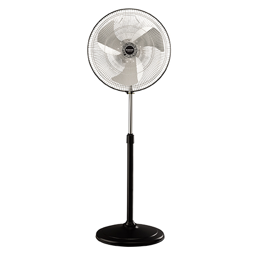 PRONTO PLUS Black Chrome Pedestal Fan