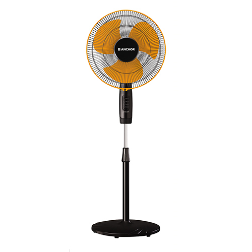 ALTRIX HS Plus Orange Black Pedestal Fan