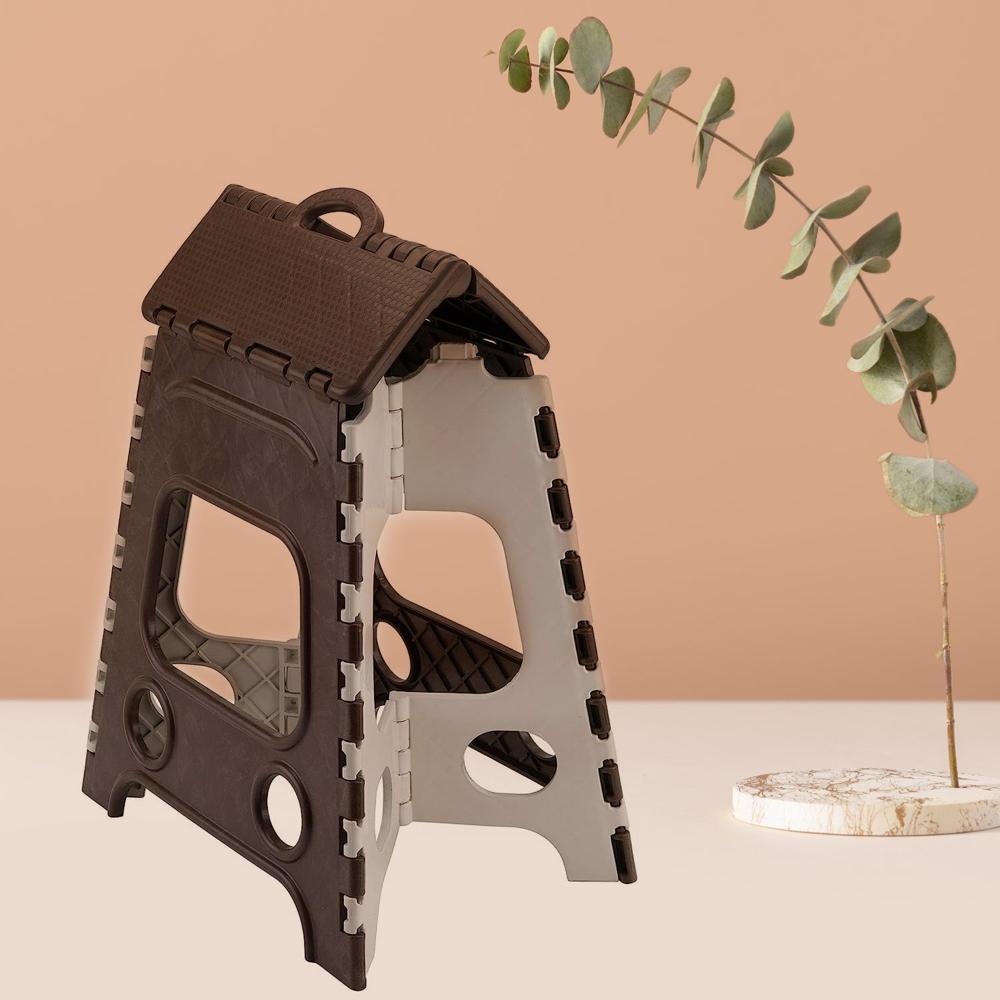 18 Inch Non-Slip Folding Stool for Kitchen, Bathroom & Garden