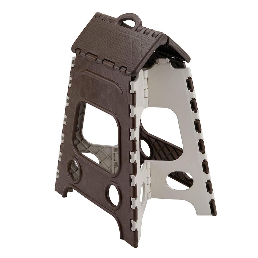 18 Inch Non-Slip Folding Stool for Kitchen, Bathroom & Garden