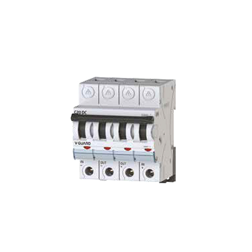 Mcb 16a C 1000v DC Elegna 1000v DC Four Pole Miniature Circuit Breaker