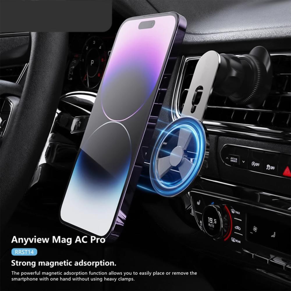 360 Rotatable & Foldable Air Vent Magnetic Phone Holder (1 Pc)