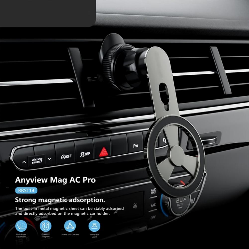 360 Rotatable & Foldable Air Vent Magnetic Phone Holder (1 Pc)