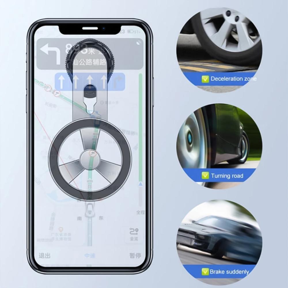 360 Rotatable & Foldable Air Vent Magnetic Phone Holder (1 Pc)