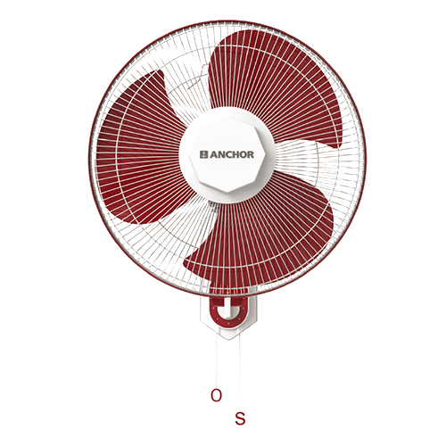 ANMOL HS Red White Wall Fan