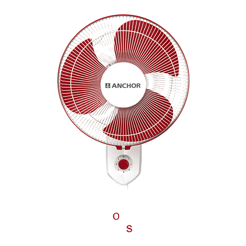 ANMOL HS Red White Wall Fan