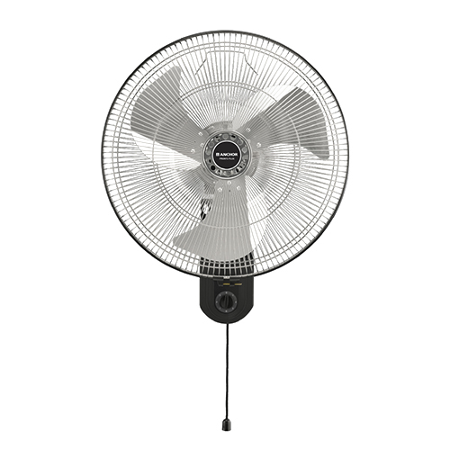 PRONTO PLUS Black Chrome Wall Fan