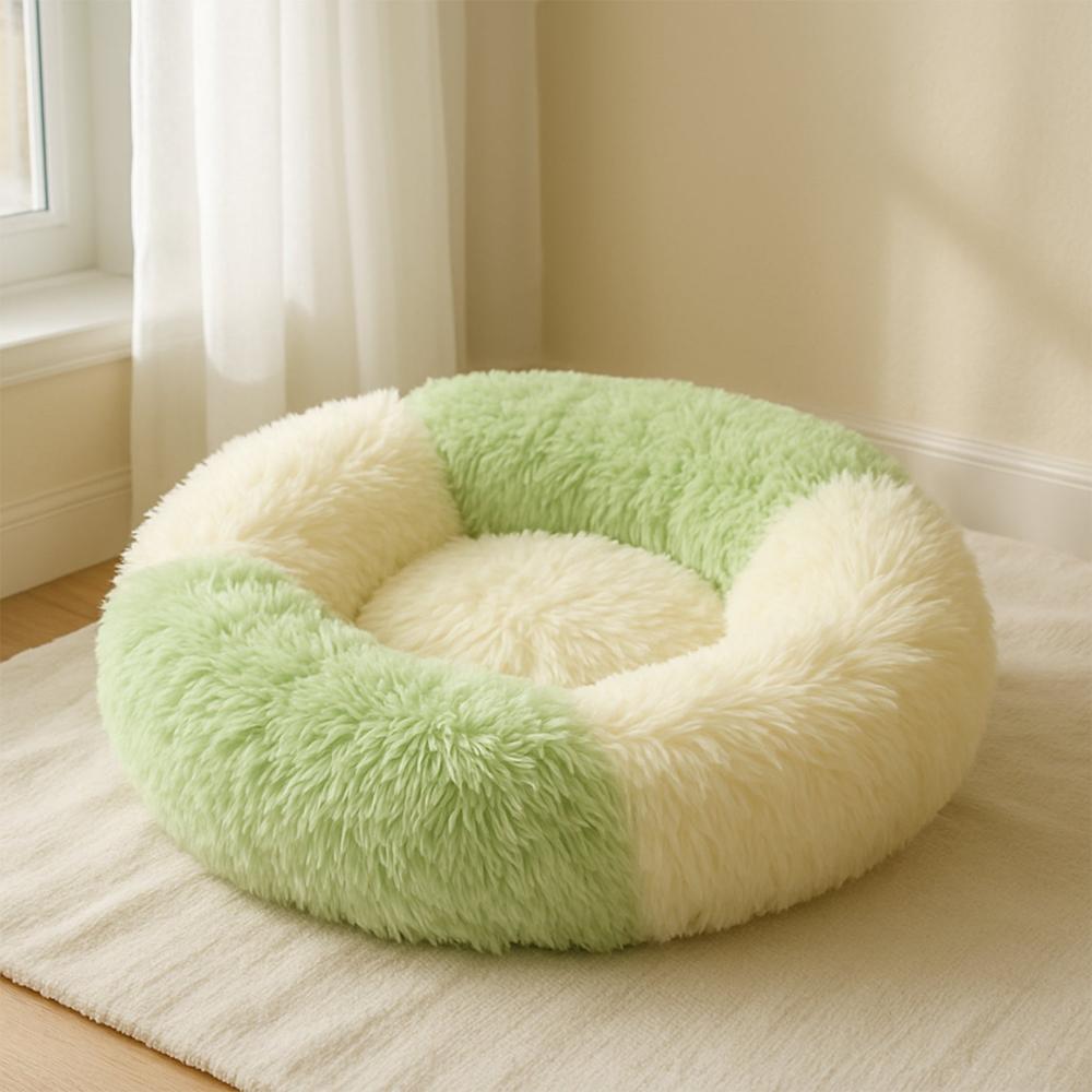 Ultra Soft Fluffy Pet Bed for Cats & Small Dogs  1 Pc
