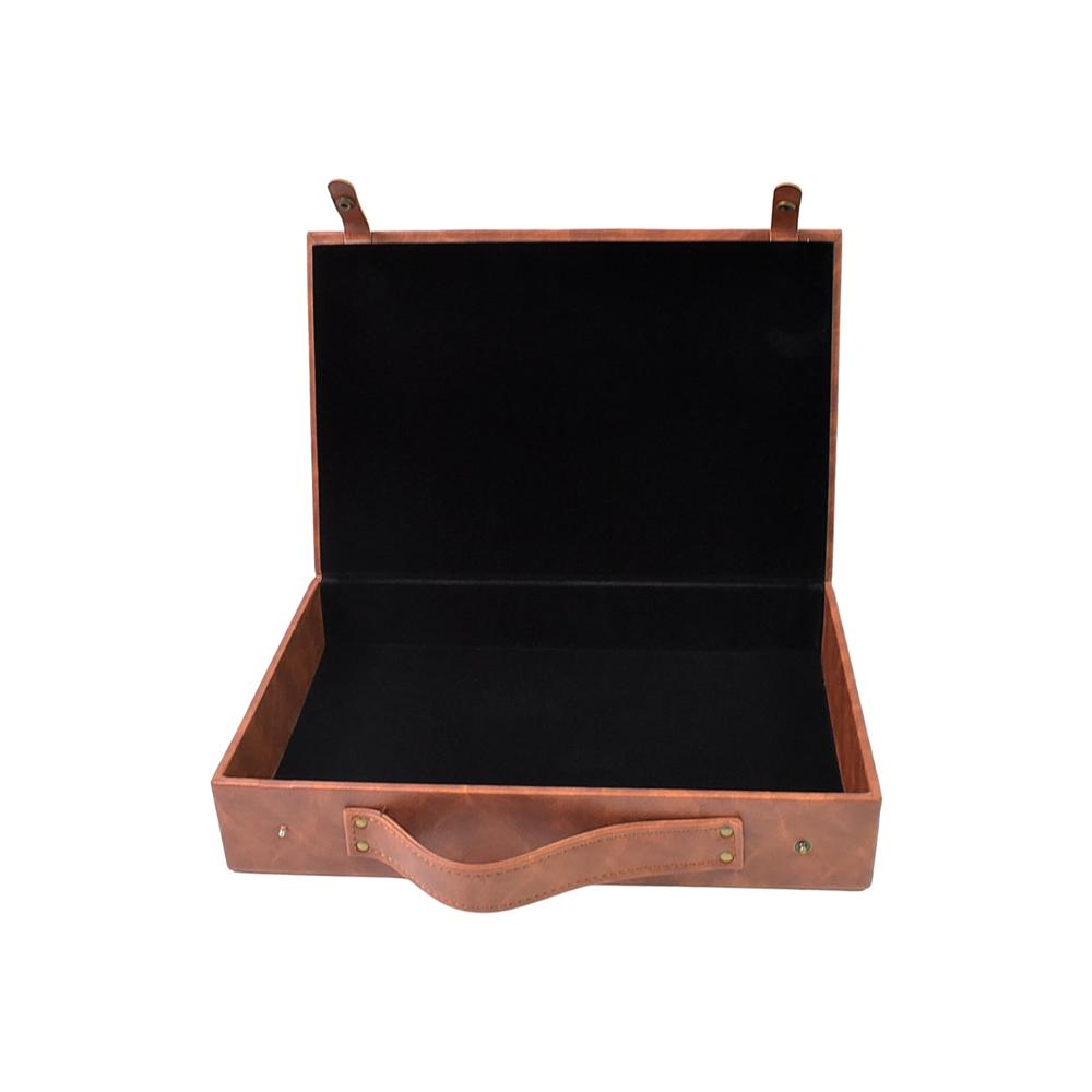 Multi Purpose Use Carrying Leather Case Briefcase (3020 Cm / 1 Pc / B Grade)