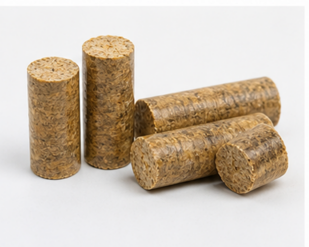 90 Mm Groundnut Shell Based Briquettes